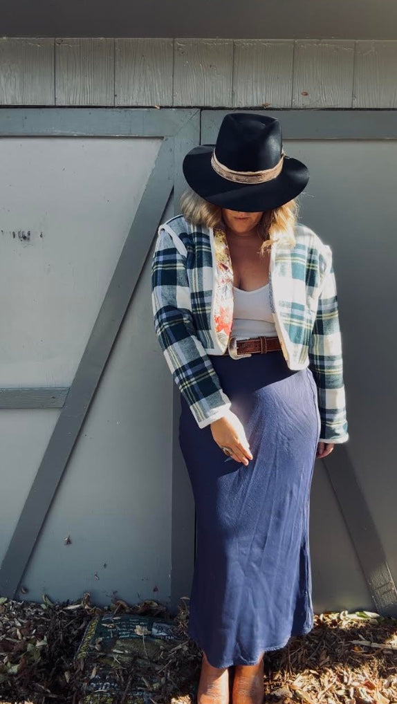women's vintage handmade quilt coat