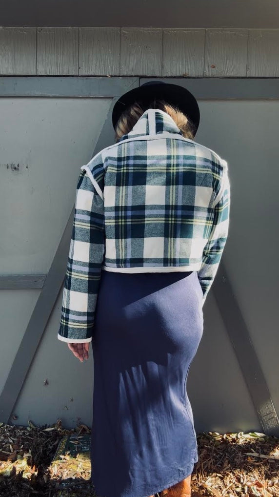 women's vintage handmade quilt coat