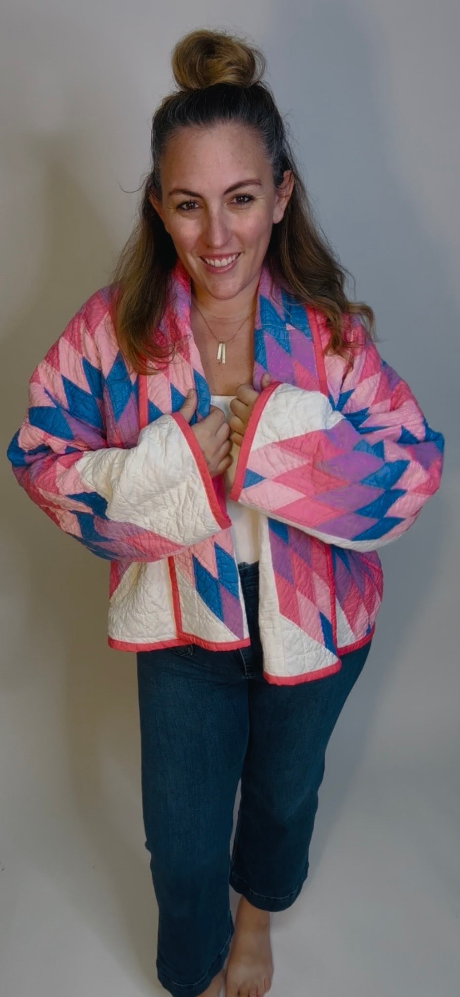 Pink, Lavender and Blue Lonestar Jacket