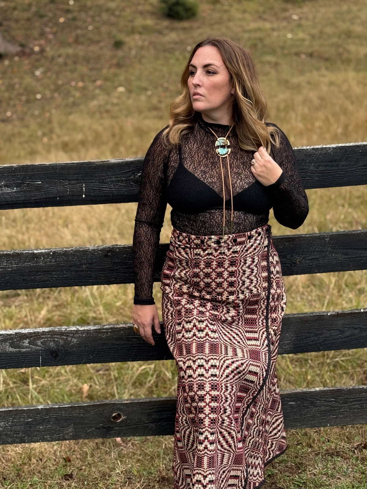 Antique Coverlet Skirt