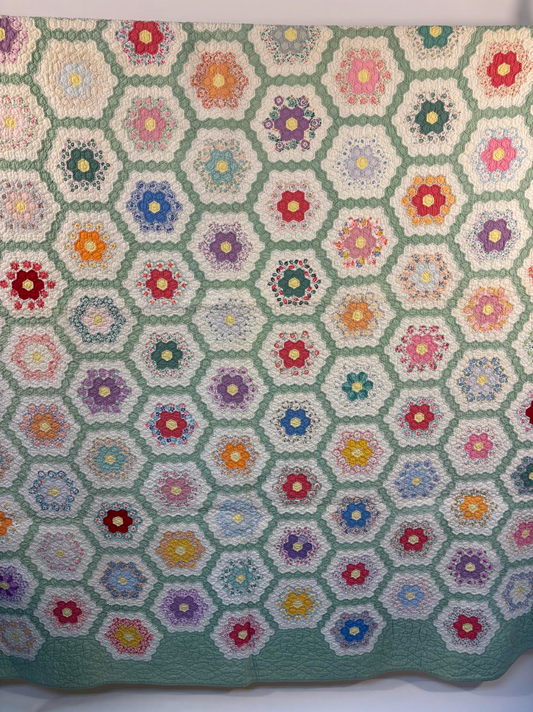 Available Quilt - Grandmother's Flower Garden