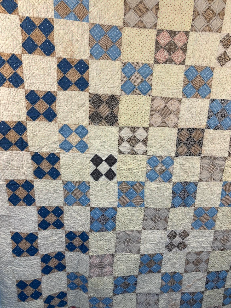 Available Quilt - Blue Patchwork
